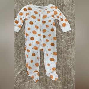 Rabbit + Bear pumpkin onesie 3-6 months